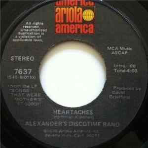 Alexander's Discotime Band - Heartaches / I Remember You mp3